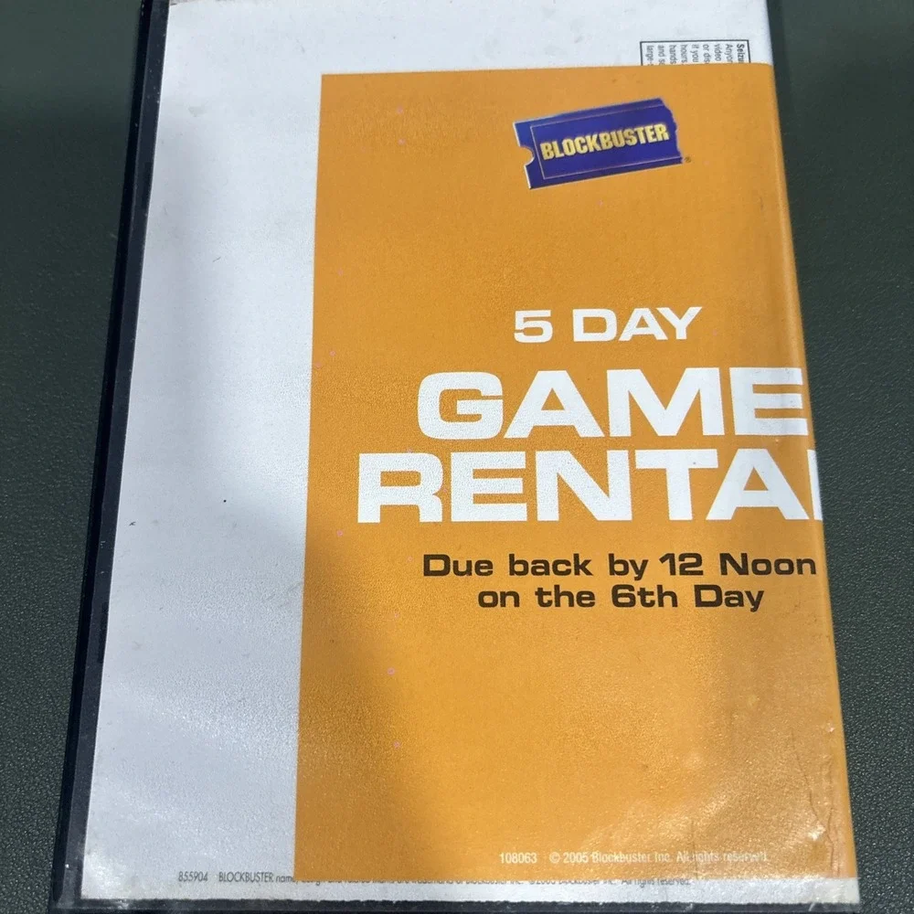 Boom Blox Nintendo Wii - Authentic BLOCKBUSTER VIDEO Rental Case & Disc 2008